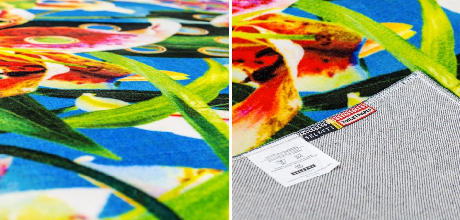 Ковер Seletti Rectangular Rug Flower with Holes Ковер Seletti Rectangular Rug Flower with Holes - Loft-Concept в Перми