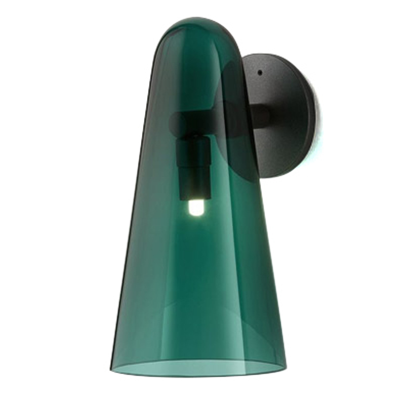 Бра Domi Sconce Green Черный Изумрудный в Перми | Loft Concept 