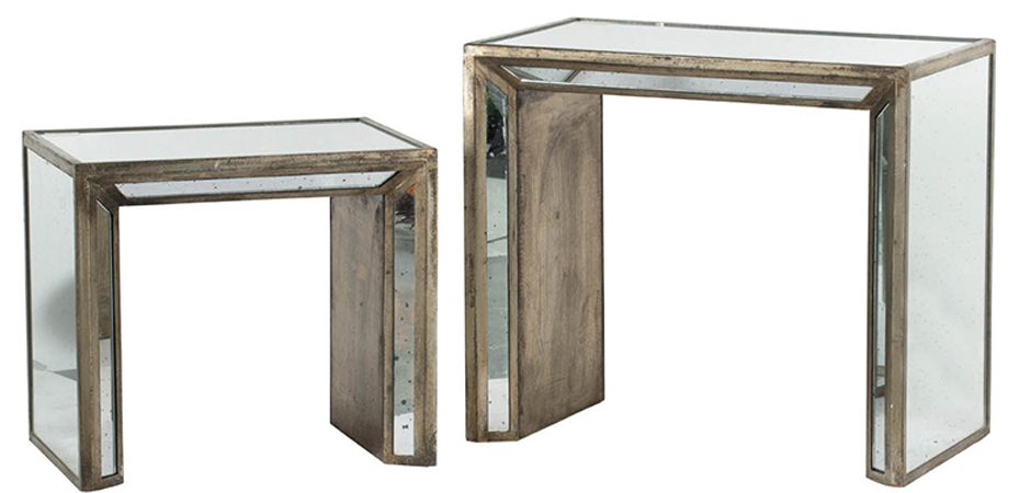 Приставной столик Mirrored Wide Side Приставной столик Mirrored Wide Side - Loft-Concept в Перми