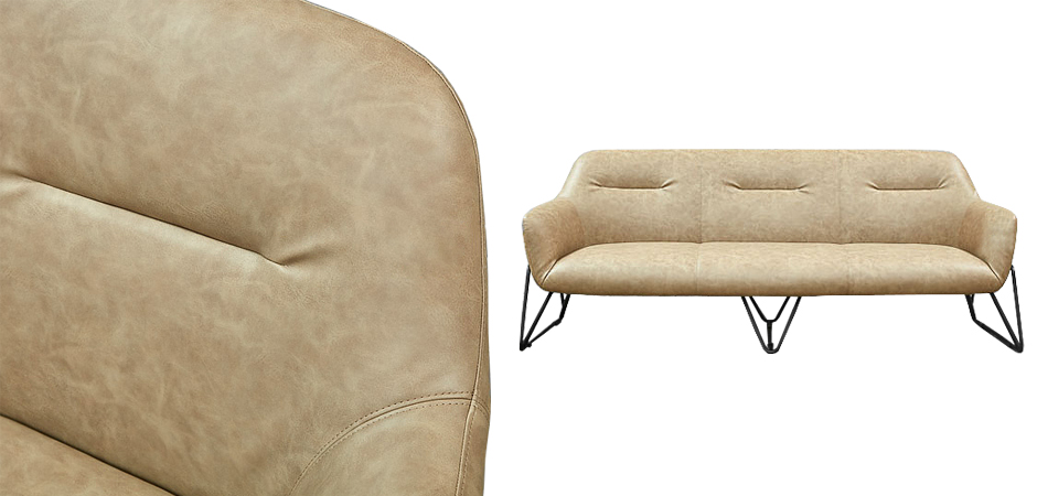 Диван Triangular Legs Triple Sofa Диван Triangular Legs Triple Sofa - Loft-Concept в Перми