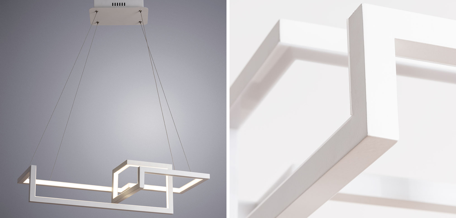 Люстра Esther Geometric White Chandelier I - фото