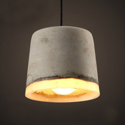 Подвесной светильник Art Concrete Pendant №10 Серый в Перми | Loft Concept 