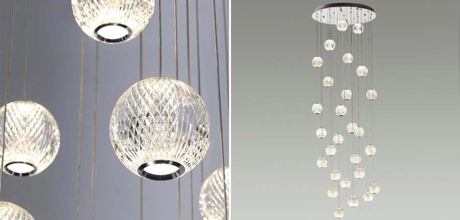 Каскадная люстра Crystal Globule Хром Каскадная люстра Crystal Globule Хром - Loft-Concept в Перми