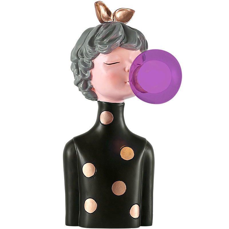 Настольная лампа Bubble Gum Table Lamp purple Мульти в Перми | Loft Concept 