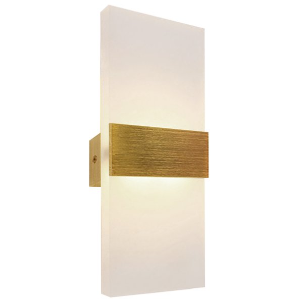 Бра Road Wall Light Gold Золотой Прозрачный белый в Перми | Loft Concept 