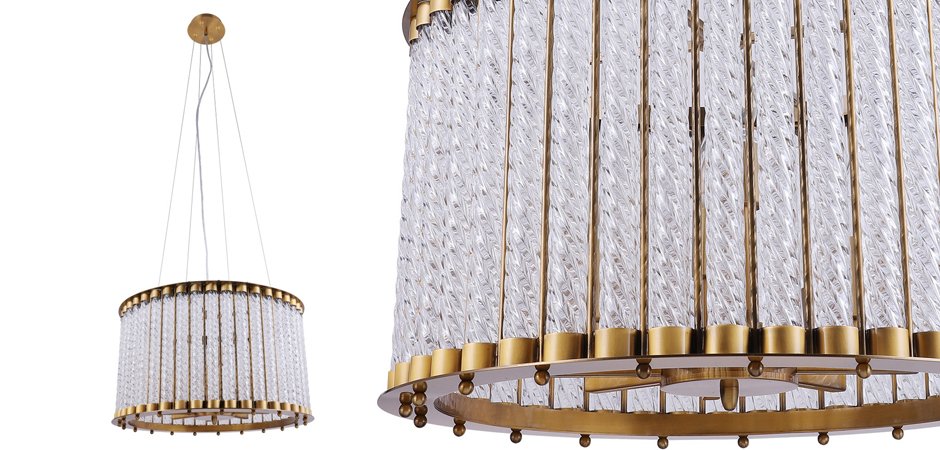 Люстра Glass Spirals Люстра Glass Spirals - Loft-Concept в Перми
