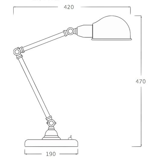 Настольная лампа Vintage Loft Table Lamp в Перми