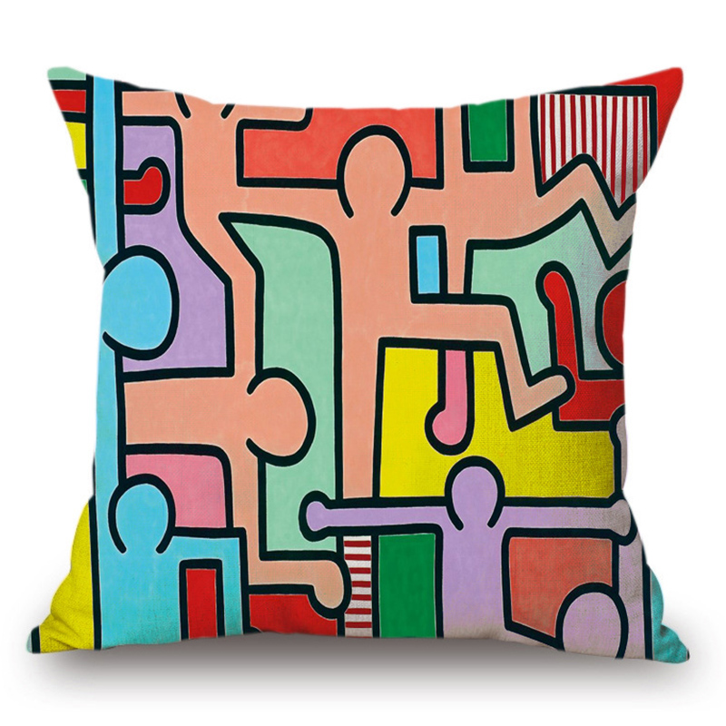 Подушка Keith Haring 7 Мульти в Перми | Loft Concept 