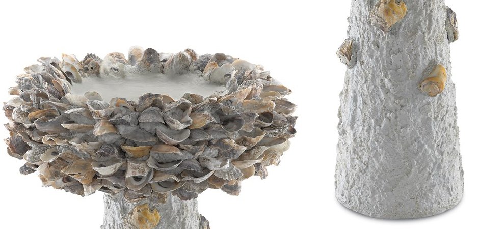 Приставной стол Oyster Shell Medium Bird Bath Приставной стол Oyster Shell Medium Bird Bath - Loft-Concept в Перми