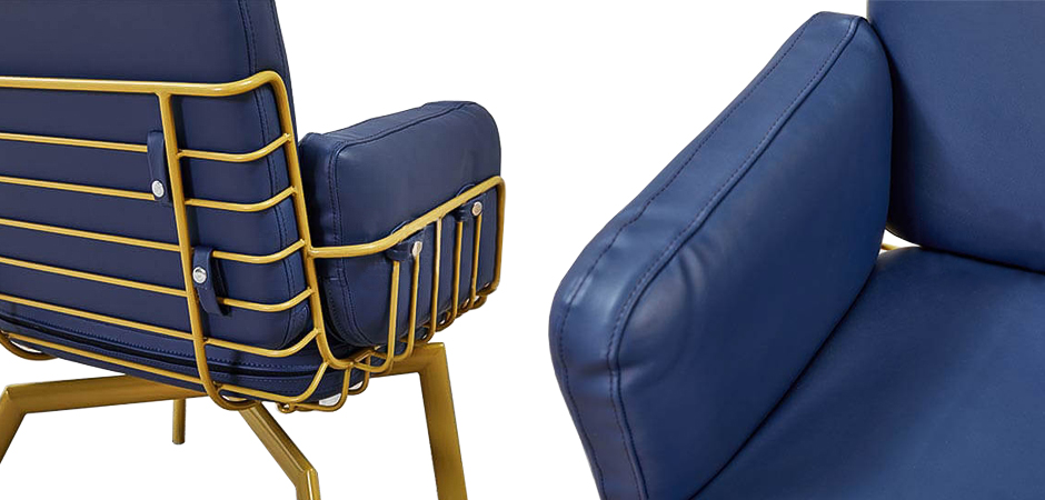 Кресло Frankie Armchair blue Кресло Frankie Armchair blue - Loft-Concept в Перми