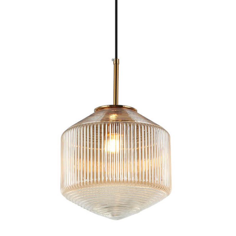 Подвесной светильник Clear Glass Pendant gold Бронза Золотой в Перми | Loft Concept 