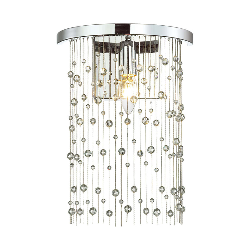 Бра Hailstorm Rain Wall lamp chrome Прозрачный (Transparent) Хром в Перми | Loft Concept 