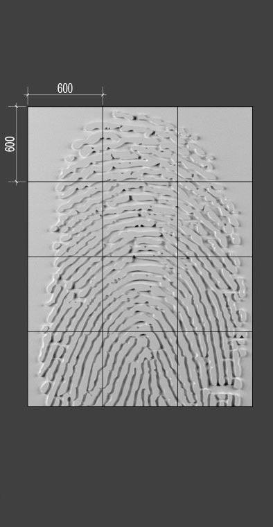 Барельеф FINGERPRINT в Перми