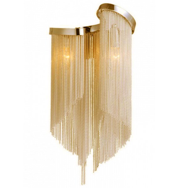 Бра Atlantis Chain Wall Lamp GOLD Золотой в Перми | Loft Concept 