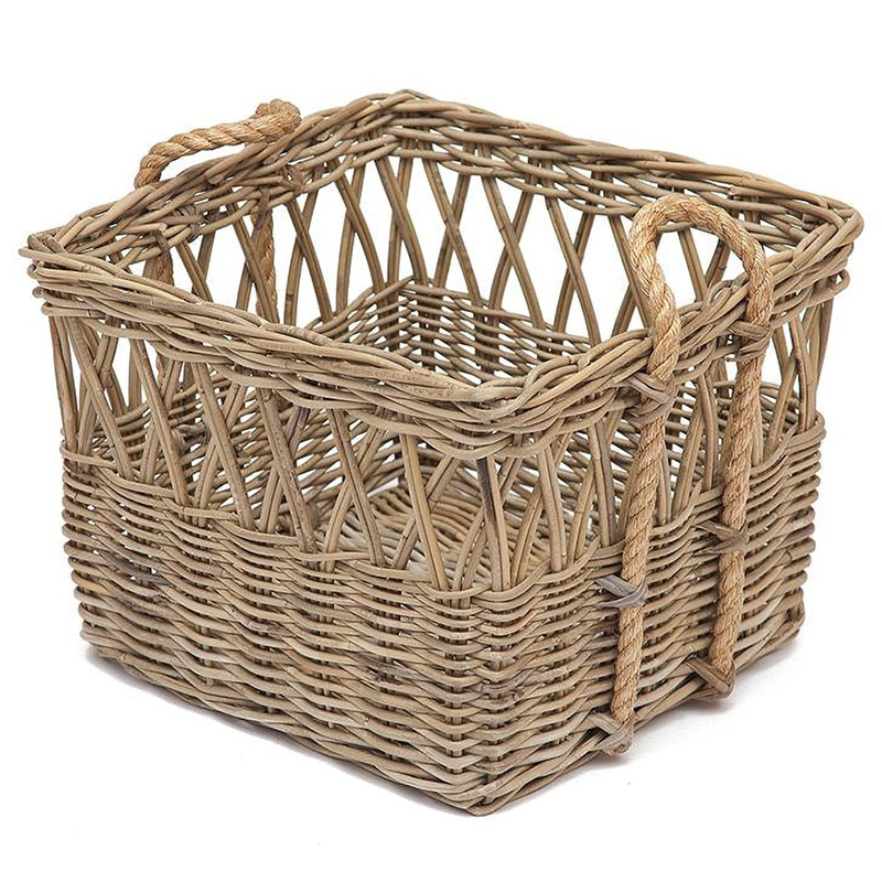 Корзина из ротанга Rattan Wicker Basket Древесина в Перми | Loft Concept 