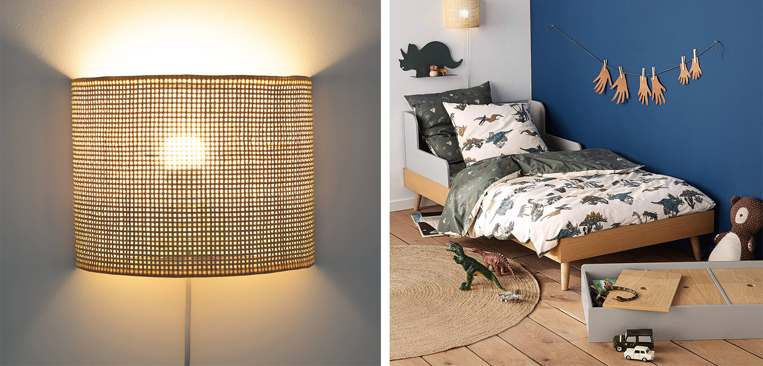 Бра Ottar Wicker Bamboo Cane beige - фото