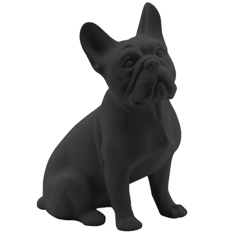 Статуэтка Abhika French Bulldog Black Matt Черный в Перми | Loft Concept 