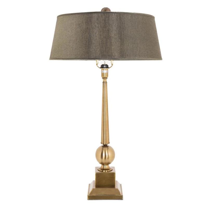 Настольная лампа Neville Table Lamp Латунь Бронза в Перми | Loft Concept 