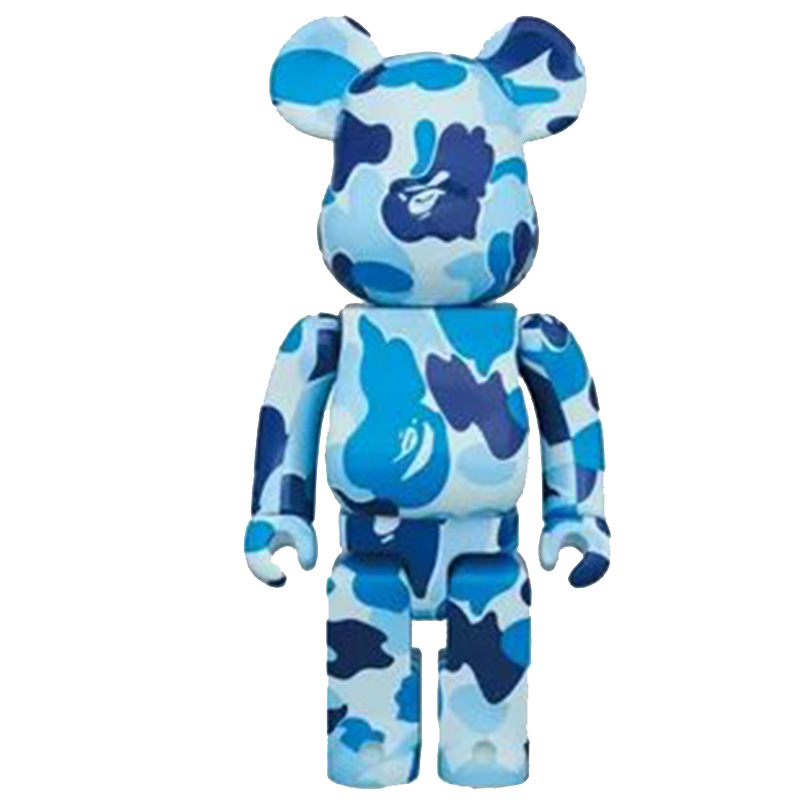 Статуэтка Bearbrick Camouflage Blue Синий Голубой в Перми | Loft Concept 