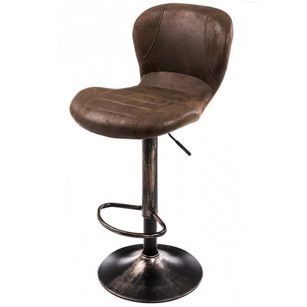 Барный стул Bar Chair Vintage brown Коричневый винтаж Бронза в Перми | Loft Concept 