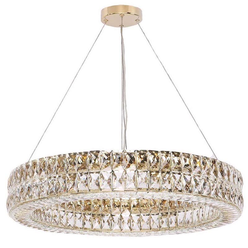 Люстра Crystal Regena Gold Chandelier 10 Золотой Прозрачный (Transparent) в Перми | Loft Concept 