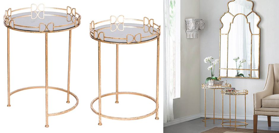 Приставной столик Round Table gold Приставной столик Round Table gold - Loft-Concept в Перми