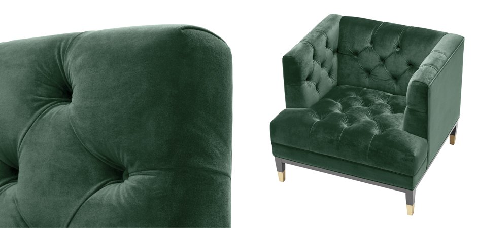 Кресло Eichholtz Chair Castelle Green Кресло Eichholtz Chair Castelle Green - Loft-Concept в Перми