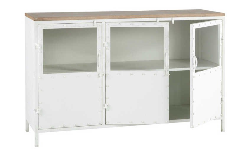 Буфет в стиле Лофт белый Industrial Rust Bleached Chest Буфет в стиле Лофт белый Industrial Rust Bleached Chest - Loft-Concept в Перми