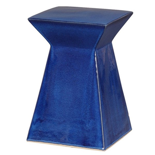 Керамический табурет Upright Garden Stool - Blue Синий в Перми | Loft Concept 