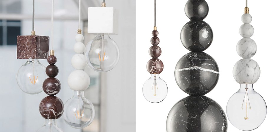 Подвесной светильник MARMOR SLIPP Bianco Подвесной светильник MARMOR SLIPP Bianco - Loft-Concept в Перми