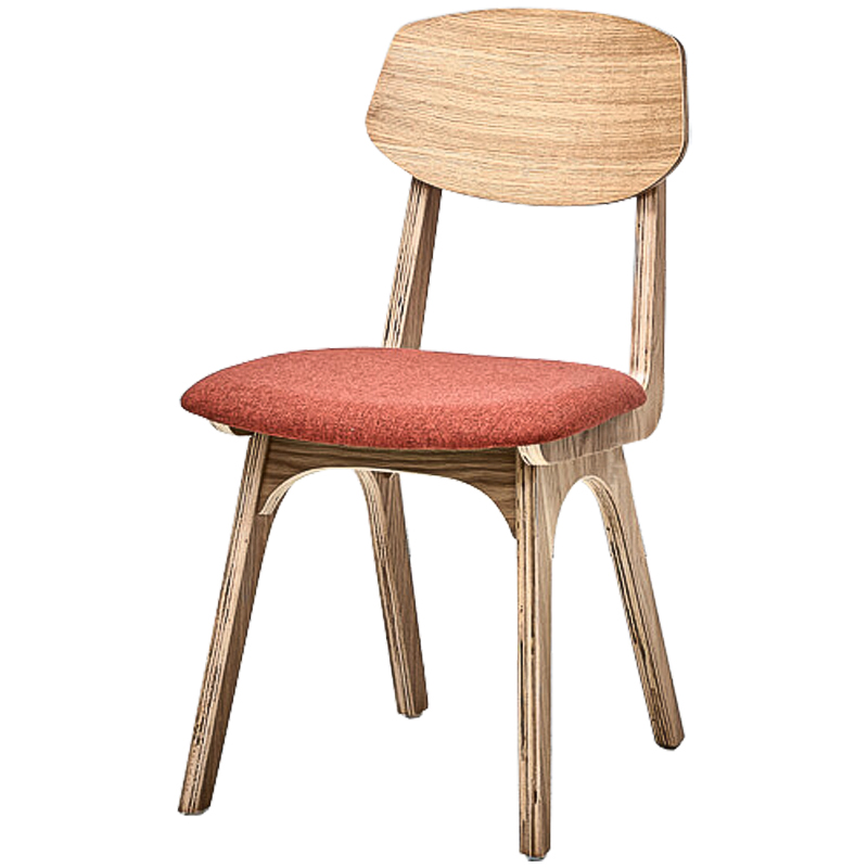 Стул Ailde Stool coral Древесина Коралловый в Перми | Loft Concept 