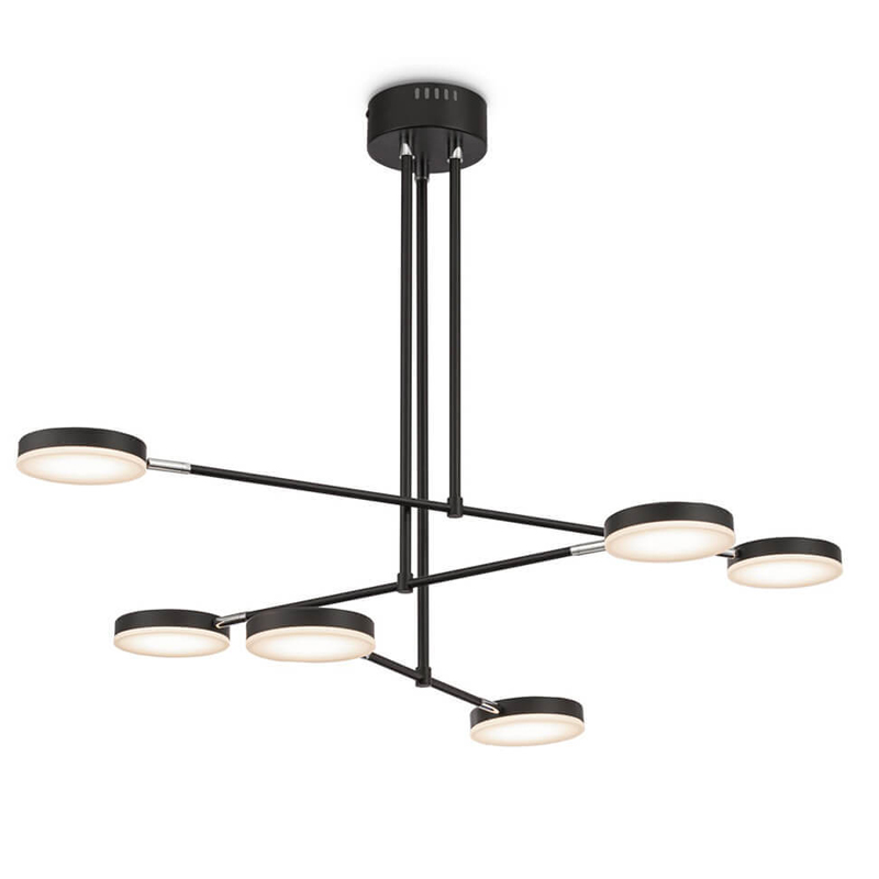 Люстра Maxine Light Chandelier 89 Черный Белый в Перми | Loft Concept 