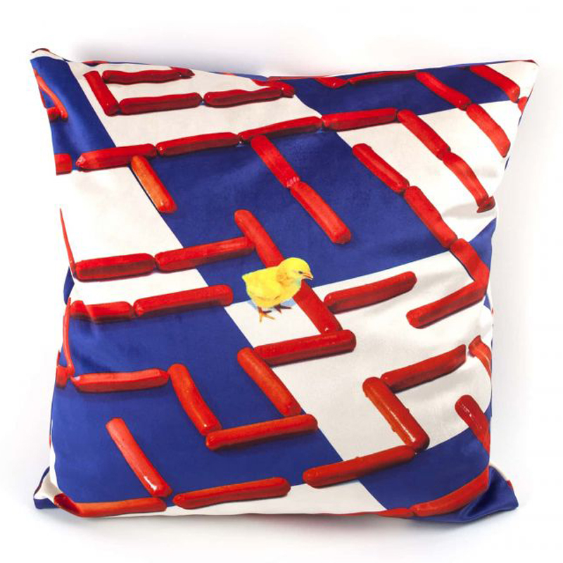 Подушка Seletti Cushion Labyrinth Мульти в Перми | Loft Concept 