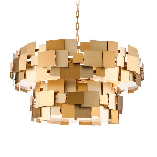 Люстра Gold Plate Chandelier 8  в Перми | Loft Concept 