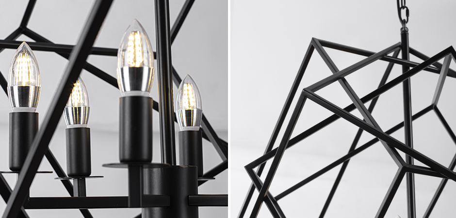 Люстра Cubist Small Chandelier Black Люстра Cubist Small Chandelier Black - Loft-Concept в Перми