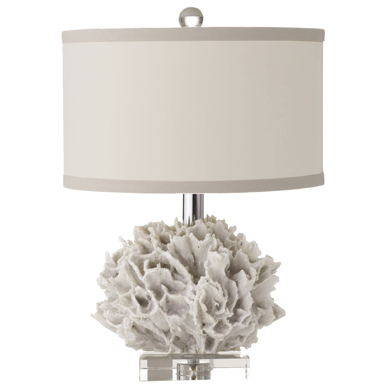 Настольная лампа Yvette Coral Table lamp Белый ivory ( слоновая кость ) в Перми | Loft Concept 