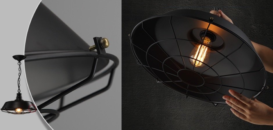 Люстра Dark Cage Pendant Люстра Dark Cage Pendant - Loft-Concept в Перми
