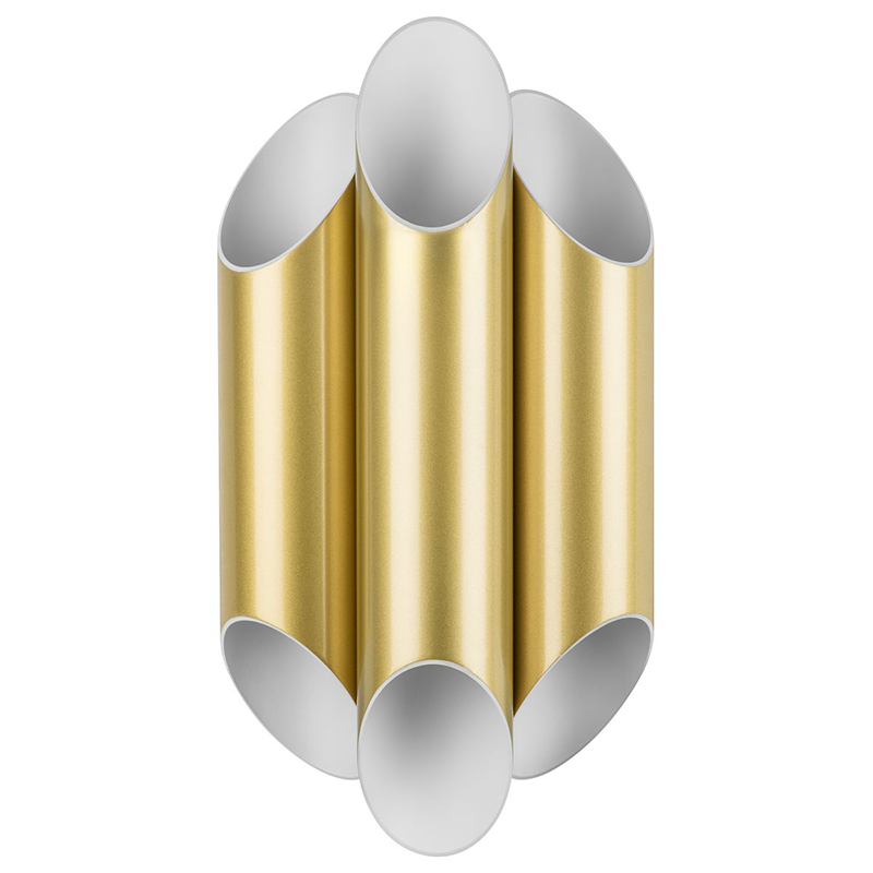 Бра Garbi Trio Gold Pipe Organ Sconce Золотой Белый в Перми | Loft Concept 