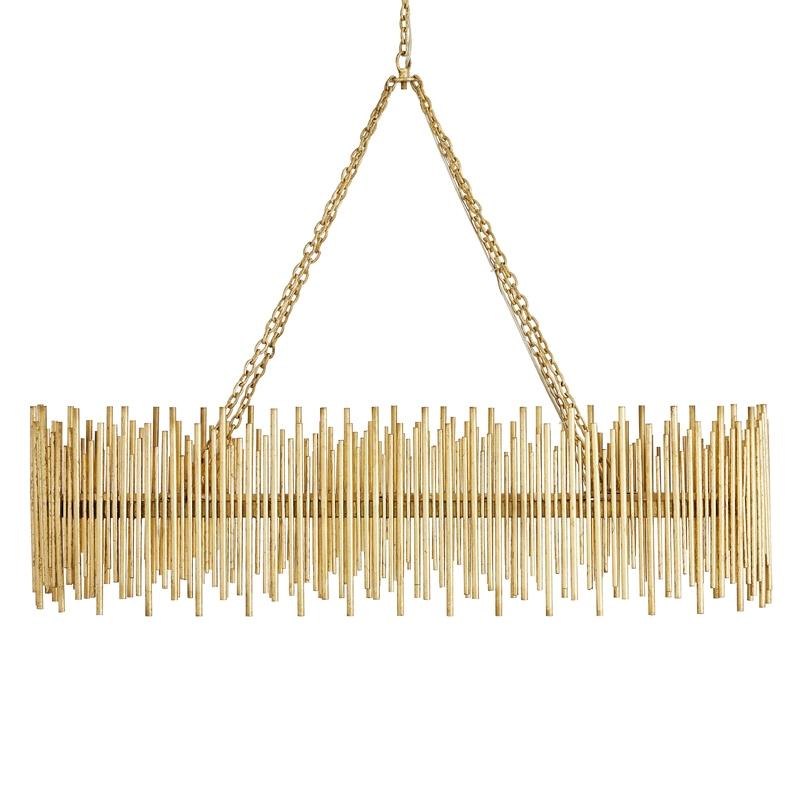 Люстра Arteriors PRESCOTT OVAL CHANDELIER Золотой в Перми | Loft Concept 