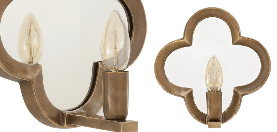 Бра Eichholtz Wall Lamp West Lake Brass - Loft-Concept в Перми