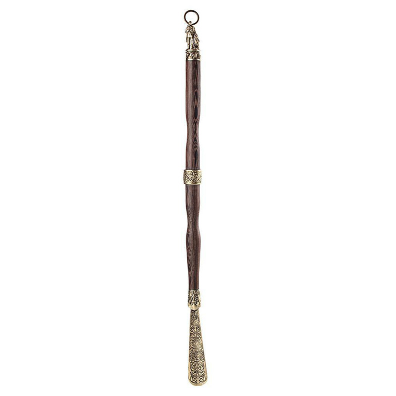 Ложка для обуви с декоративными вставками из бронзы Decorative Shoehorns Бронза Коричневый Ложка для обуви с декоративными вставками из бронзы Decorative Shoehorns Бронза Коричневый в Перми | Loft Concept