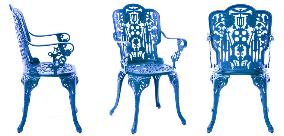 Стул Seletti Industry Collection ALUMINIUM ARMCHAIR – SKY BLUE Стул Seletti Industry Collection ALUMINIUM ARMCHAIR – SKY BLUE - Loft-Concept в Перми
