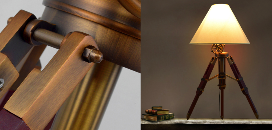 Настольная лампа Table Standing Lamp Red Настольная лампа Table Standing Lamp Red - Loft-Concept в Перми