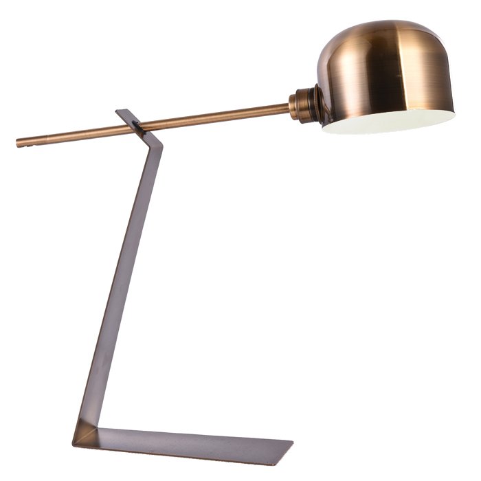 Рабочая лампа Brass Loft Table Lamp II Латунь в Перми | Loft Concept 