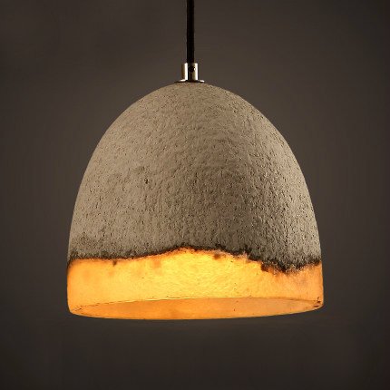 Подвесной светильник Art Concrete Pendant №9 Серый в Перми | Loft Concept 