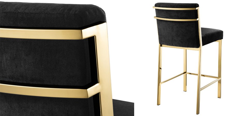 Полубарный стул Eichholtz Counter Stool Scott Gold Полубарный стул Eichholtz Counter Stool Scott Gold - Loft-Concept в Перми