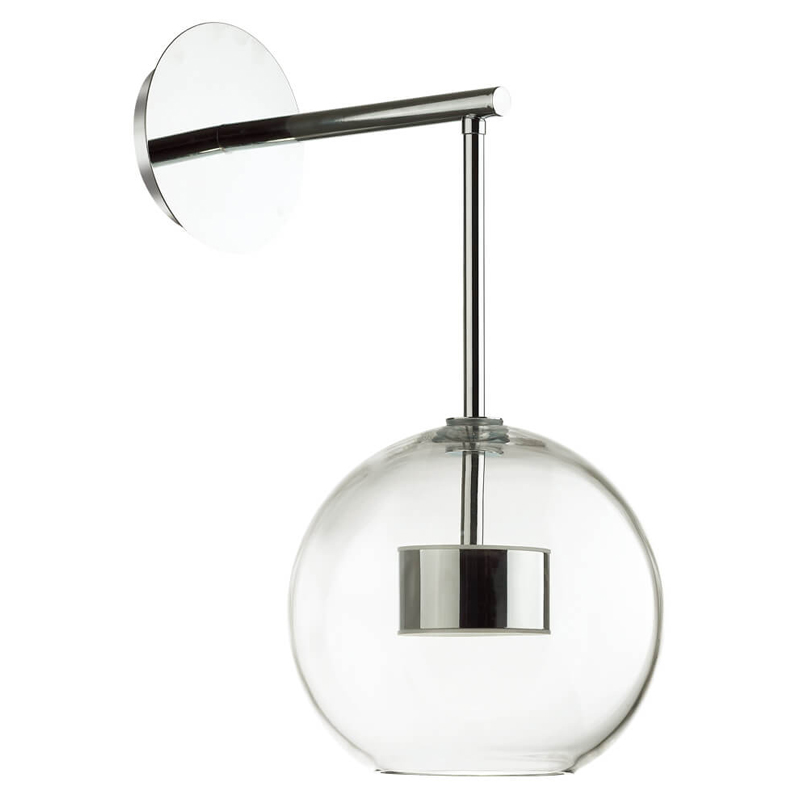 Бра Transparent Bubble Sconce chromium Прозрачный Хром в Перми | Loft Concept 