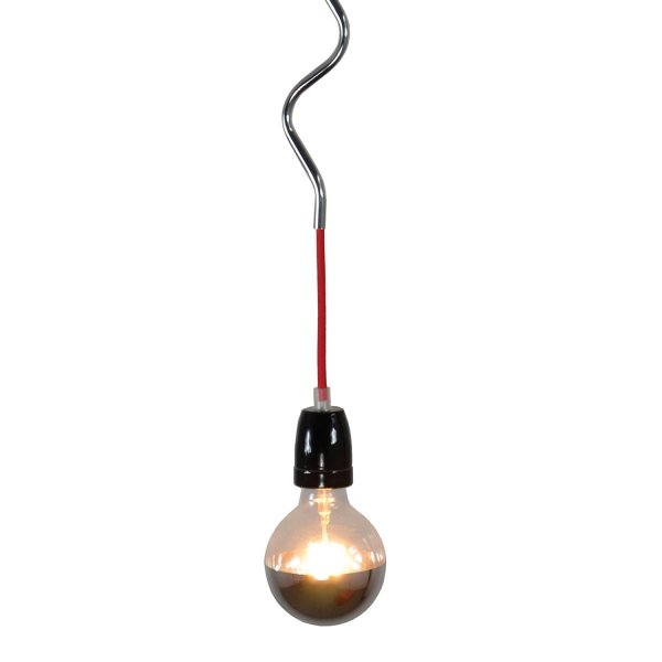 Подвесной светильник Spinner Bulb Black Chrome Черный в Перми | Loft Concept 