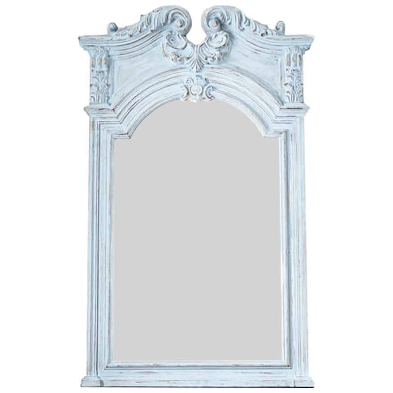 Зеркало Lupescu Mirror Pastel Blue Винтажный голубой в Перми | Loft Concept 