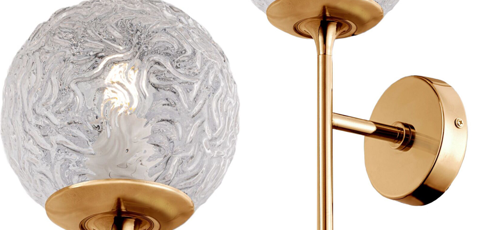 Бра Soranzo Glass Balls Sconces Brass Бра Soranzo Glass Balls Sconces Brass - Loft-Concept в Перми